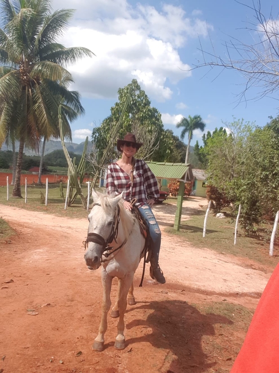 Franca en Bram Visser in Cuba